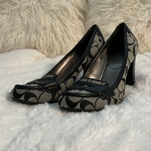 Coach women’s heels size 8 and a half